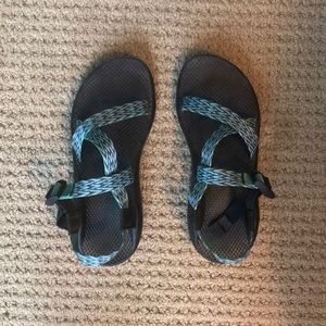 Blue and Purple Chaco practically new!